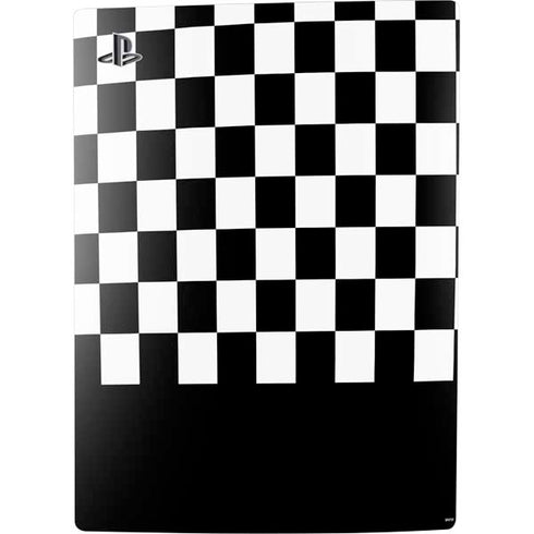 Checkerboard Split PS5 Digital Edition Console Skin